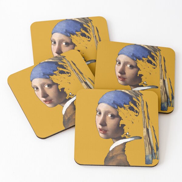 Item preview, Girl With A Pearl Earring - Johannes Vermeer, Style: Baroque designed and sold by TheGuestCat.