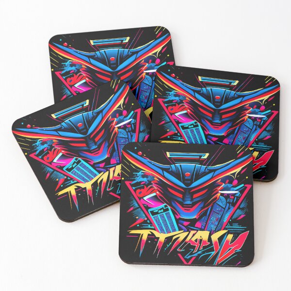 Item preview, Retro Mecha Synthwave T-Shirt designed and sold by JOLI Design.