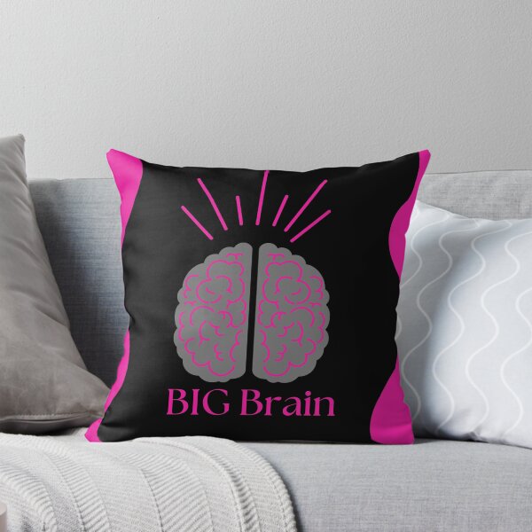 Item preview, Big brain gray and pink design designed and sold by Jessica Duncan.