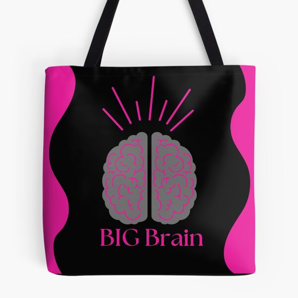 Item preview, Big brain gray and pink design designed and sold by Jessica Duncan.