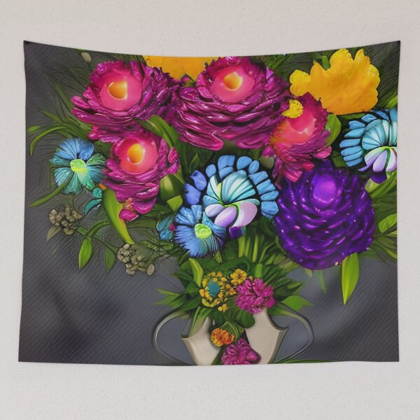 Item preview, Fantasy Flower Bouquet designed and sold by gramizzia.