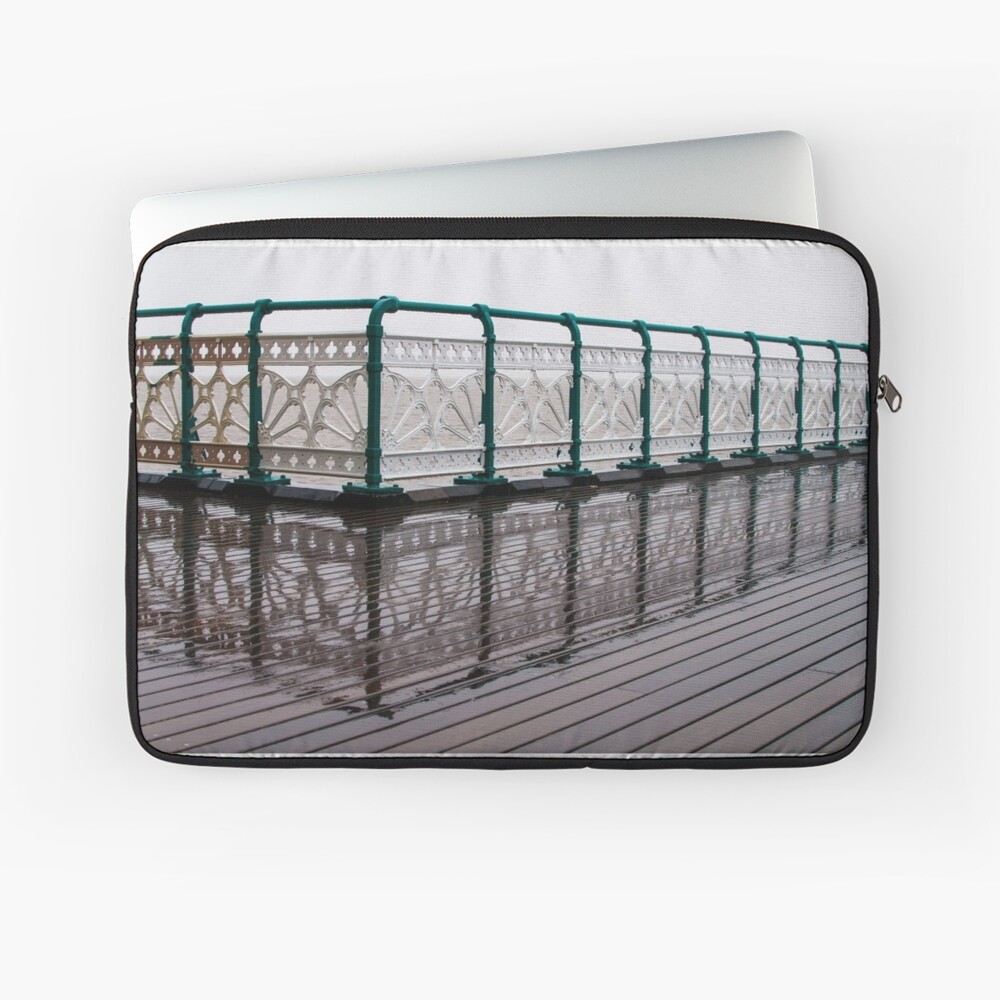 Penarth Pier reflection Laptop Sleeve