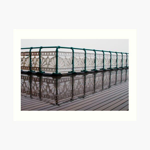 Penarth Pier reflection Art Print