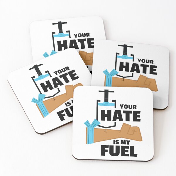 Item preview, Your Hate Is My Fuel. Hate Shot In The Arm. Hate Fuel Injection Vaccine Infusion Quote Dark designed and sold by doseofwin.