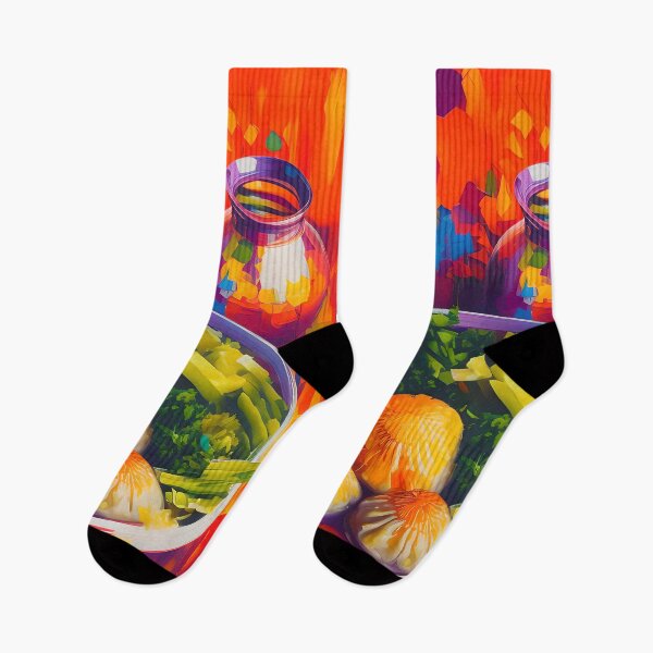 Item preview, Soup with Wontons, Colourful Food Composition designed and sold by FewBits.