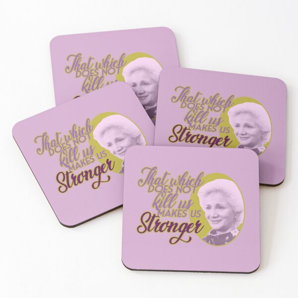 Item preview, Steel Magnolias Clairee That Which Does Not Kill Us Movie Quote Citrine Lavender Version designed and sold by gunsnhoney.