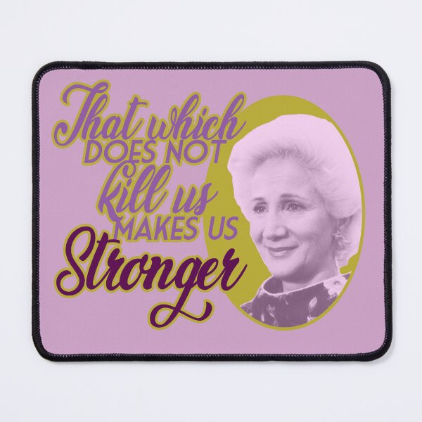 Item preview, Steel Magnolias Clairee That Which Does Not Kill Us Movie Quote Citrine Lavender Version designed and sold by gunsnhoney.