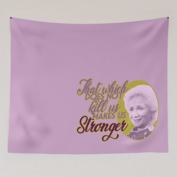 Item preview, Steel Magnolias Clairee That Which Does Not Kill Us Movie Quote Citrine Lavender Version designed and sold by gunsnhoney.