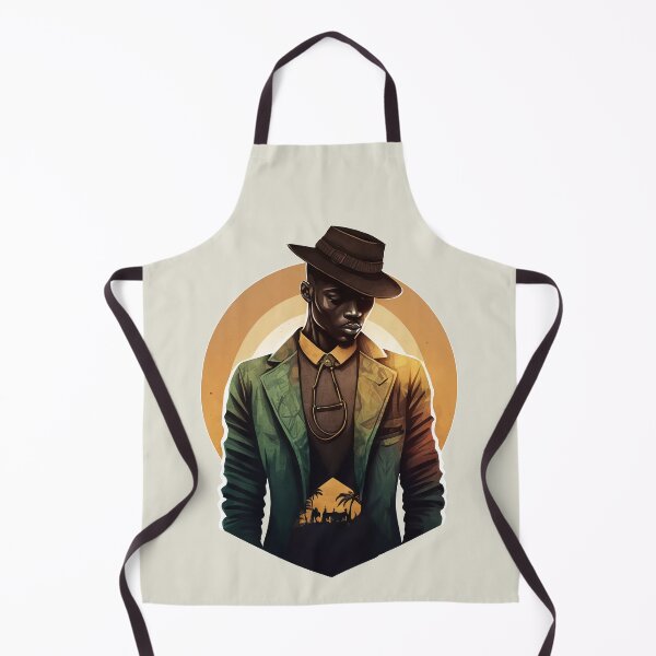 Item preview, Black man wearing a jacket designed and sold by LaVilleNouvelle.