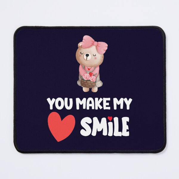 Item preview, You make my heart smile, Valentine for Girlfriend or Boyfriend designed and sold by Sunnyhova.