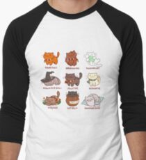Camiseta ¾ bicolor para hombre Hairy Pawtter