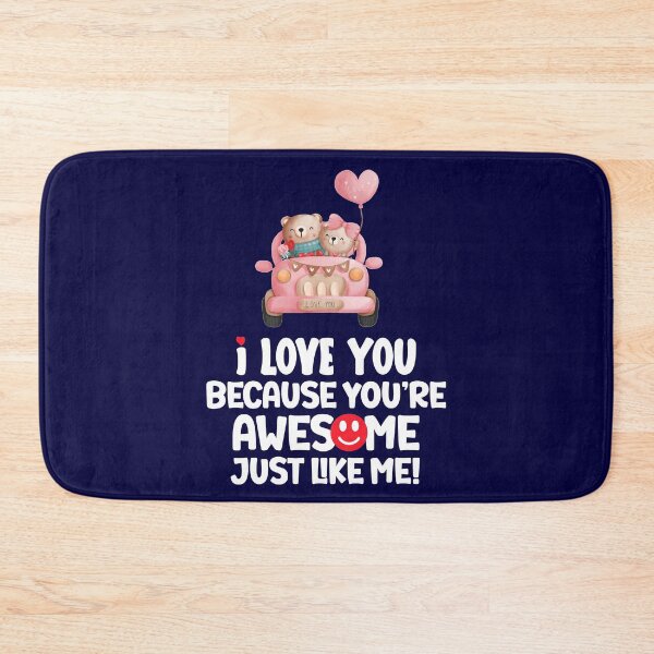 Item preview, Couples Matching Valentine, I love you because you're awesome designed and sold by Sunnyhova.