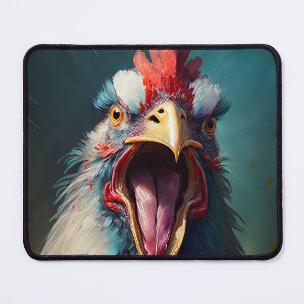 Item preview, Crazy Chicken - Painting designed and sold by AiCollection.