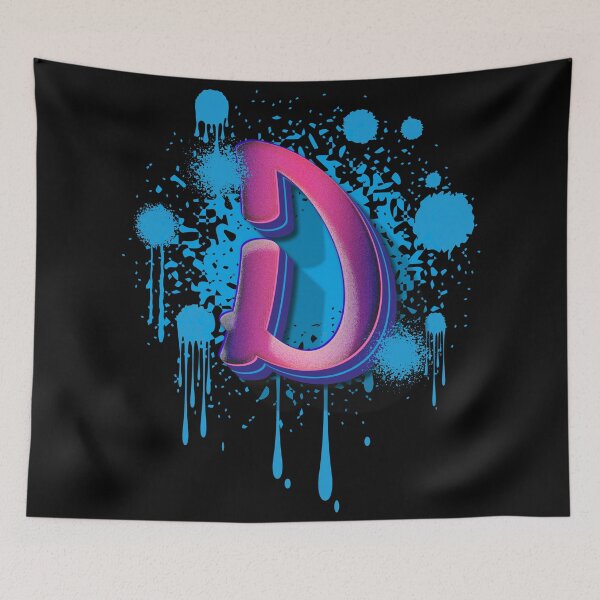 Item preview, D Graffiti Initial designed and sold by Kamiri.