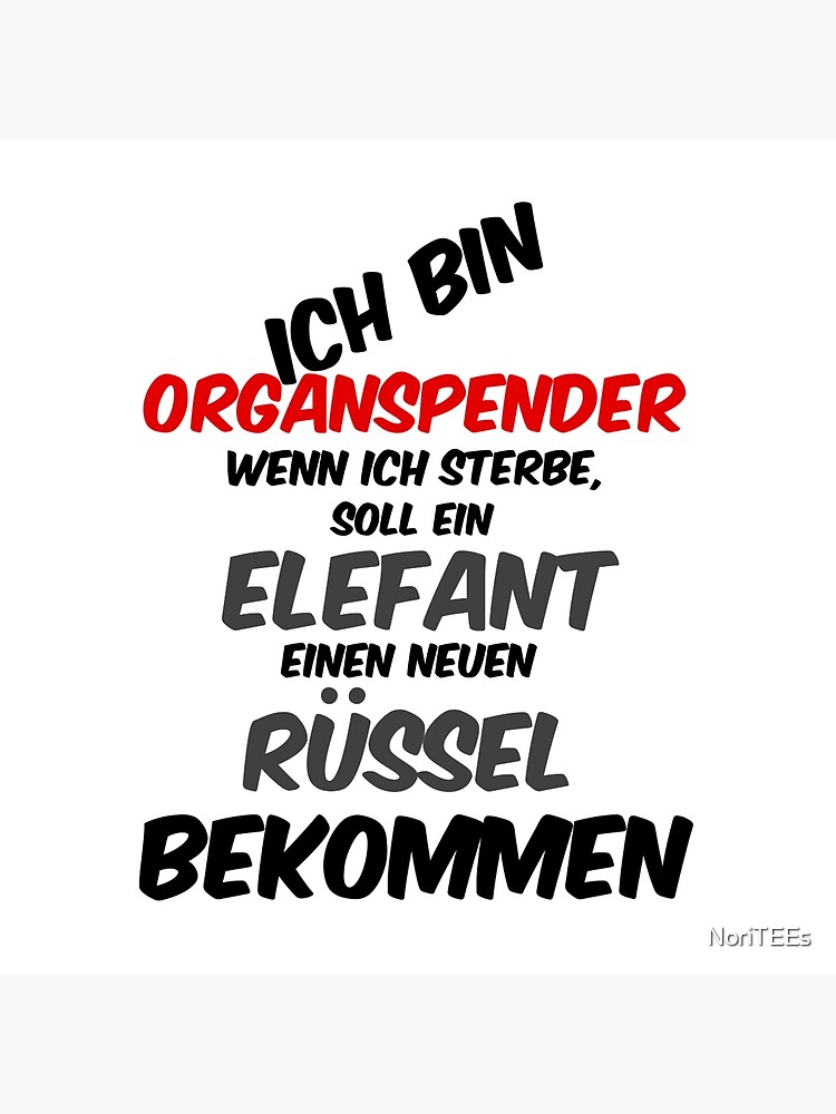 "Lustiger Spruch mit Elefanten, Rüssel Anspielung" Bodenkissen von