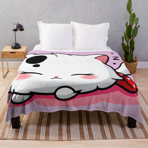 Item preview, Adorable Sleeping Cartoon Kitten designed and sold by Poetic Patterns Studio.