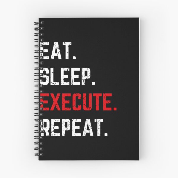 Item preview, Eat Sleep Execute Repeat distressed  designed and sold by KingsManKind.