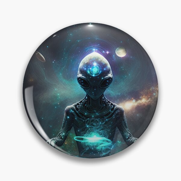 Item preview, Meditating Alien designed and sold by AiCollection.