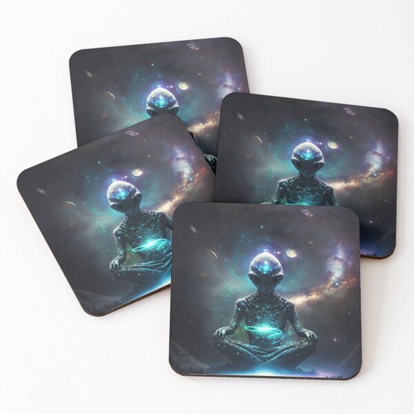 Item preview, Meditating Alien designed and sold by AiCollection.