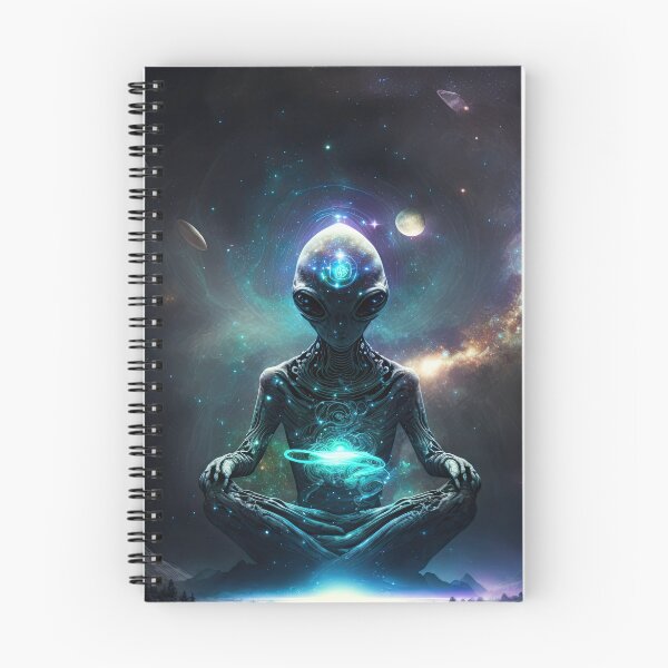 Item preview, Meditating Alien designed and sold by AiCollection.