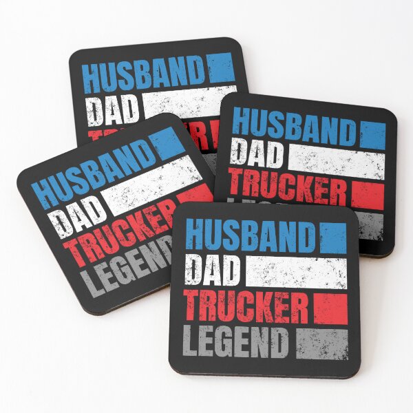 Item preview, Husband Dad Trucker Legend Distressed designed and sold by RetroNeon.