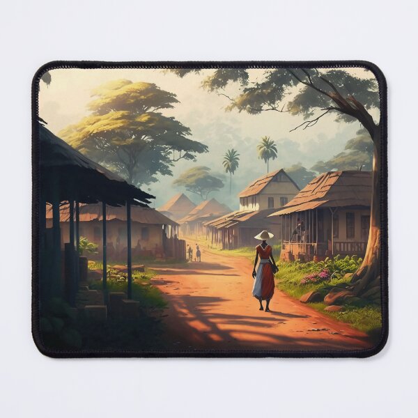 Item preview, African village designed and sold by LaVilleNouvelle.