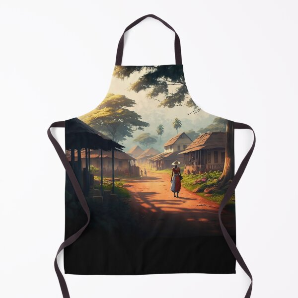 Item preview, African village designed and sold by LaVilleNouvelle.