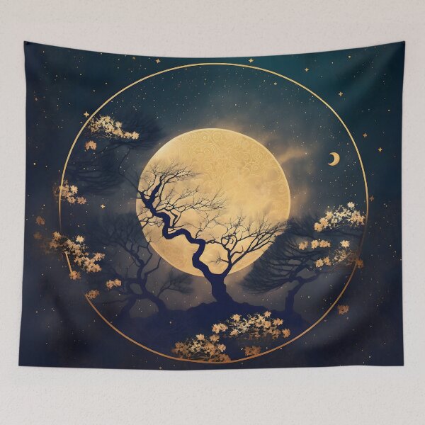 Item preview, "Moonlit Oasis" designed and sold by mai-gallery.
