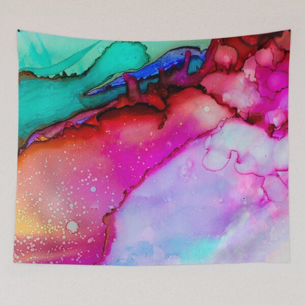 Item preview,  Abstract colorful wallpaper  designed and sold by Karam Barakat.