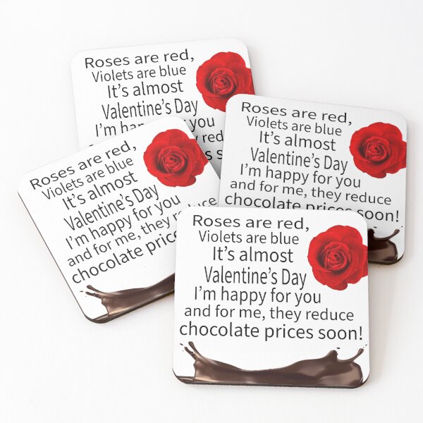 Artikelvorschau, Rosen sind rot, Veilchen sind blau, es ist fast Valentinstag entworfen und verkauft von RemieJames.