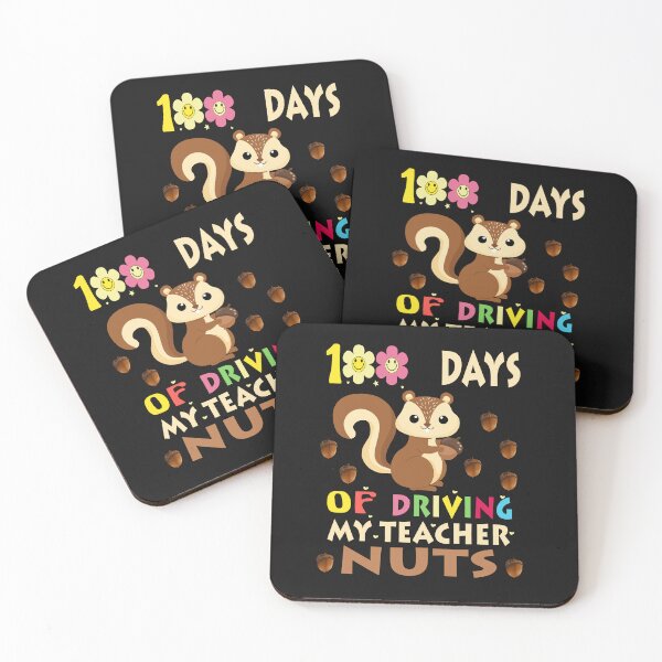Item preview, My Teacher Nuts 100 Days Of Driving 100th Day Of School Funny Kids  designed and sold by ZANNIX.