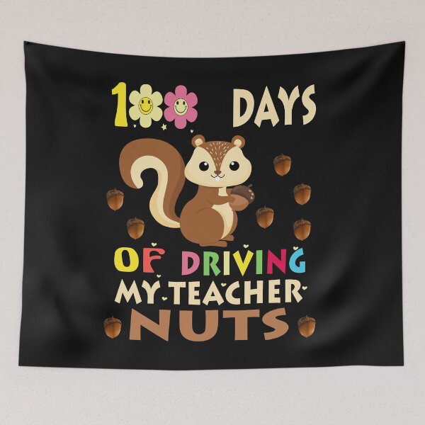 Item preview, My Teacher Nuts 100 Days Of Driving 100th Day Of School Funny Kids  designed and sold by ZANNIX.