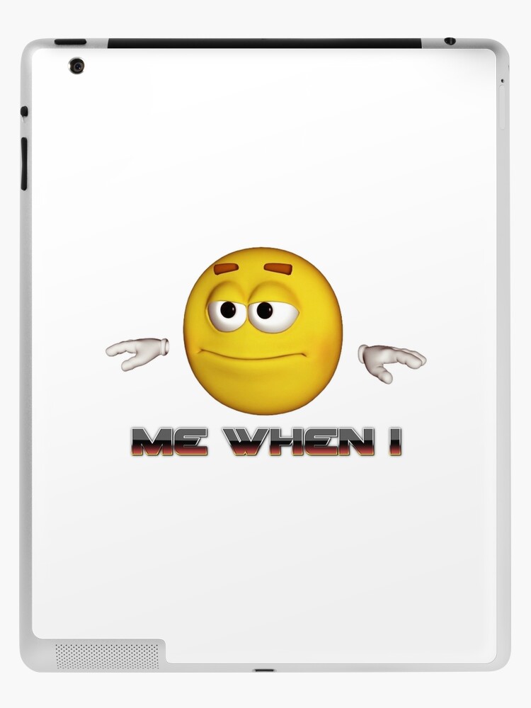 Sad cursed emoji | iPad Case & Skin