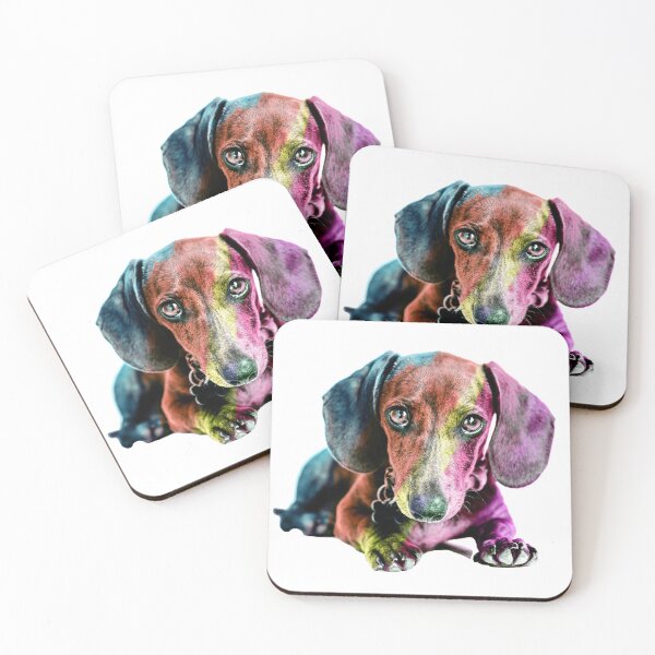 Item preview, Copy of Dachshund pop art 5 - the funky dog designed and sold by GeoffBeattie.