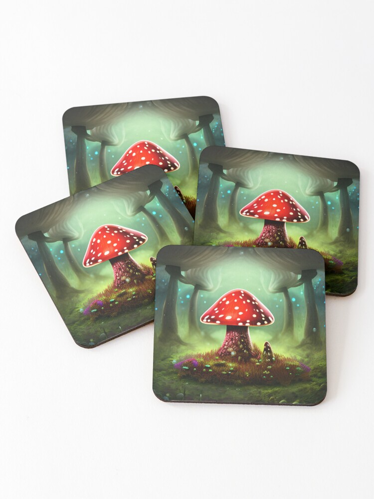 Mushrooms Coaster Set