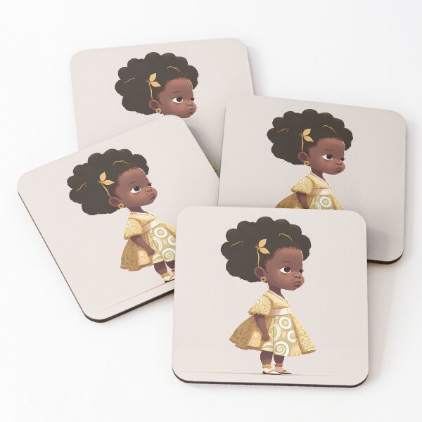 Item preview, Black girl wearing a dress designed and sold by LaVilleNouvelle.