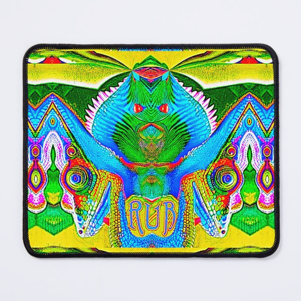Item preview, AMAZING ABSTRACT PAINTING IGUANA ARUBA CARIBBEAN ISLAND - ARUBA A HAPPY ISLAND. designed and sold by Ralek.