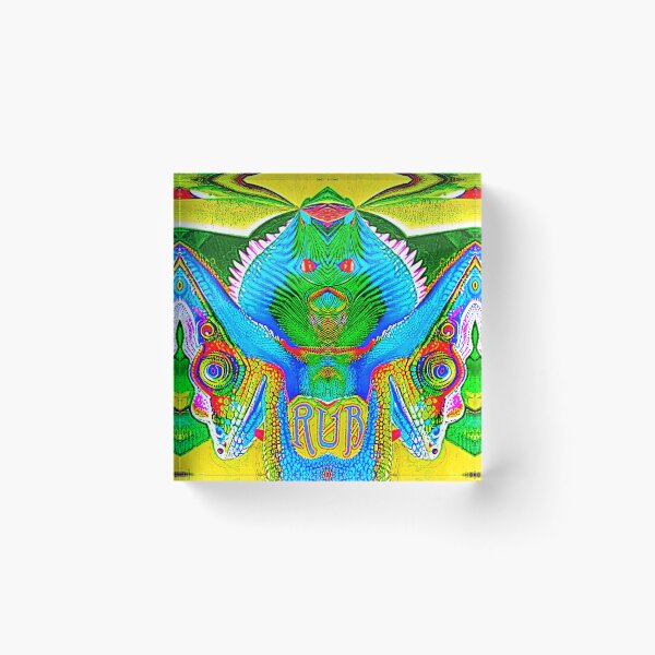 Item preview, AMAZING ABSTRACT PAINTING IGUANA ARUBA CARIBBEAN ISLAND - ARUBA A HAPPY ISLAND. designed and sold by Ralek.