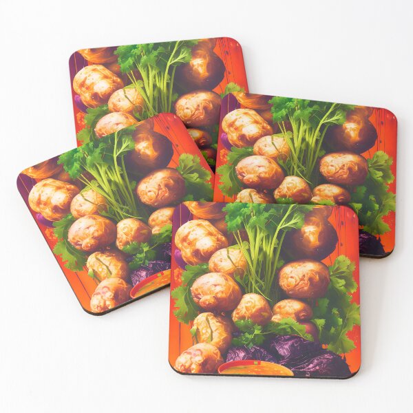 Item preview, Vegan Still Life, Colourful Food Composition designed and sold by FewBits.