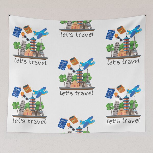 Item preview, Let's Travel designed and sold by Nonshape.