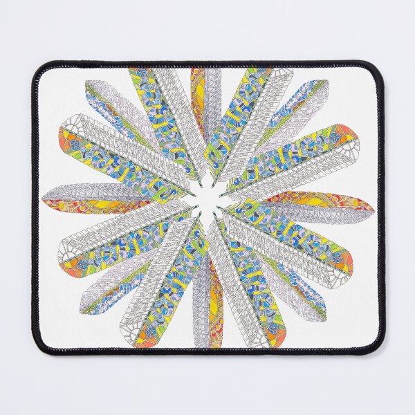 Artikelvorschau, Painted Feather Circle entworfen und verkauft von Shannon Thomas.