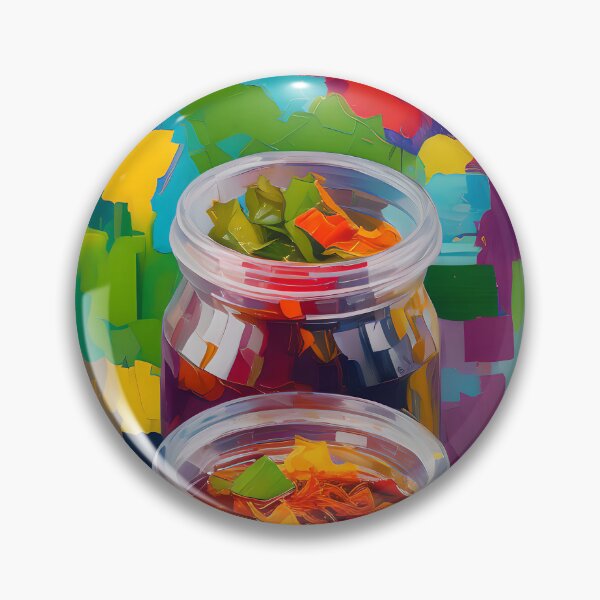 Item preview, Jars of Kimchi, Colourful Food Composition designed and sold by FewBits.