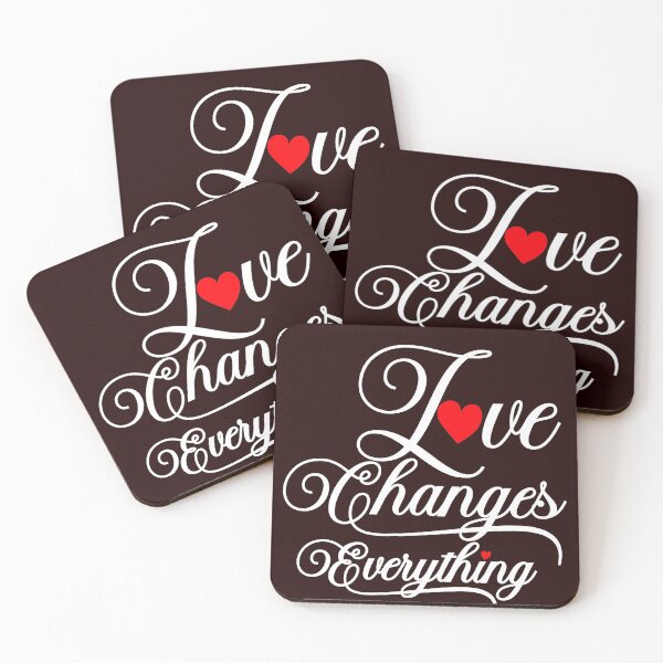 Item preview, Love changes everything, Valentine for Girlfriend or Boyfriend designed and sold by Sunnyhova.
