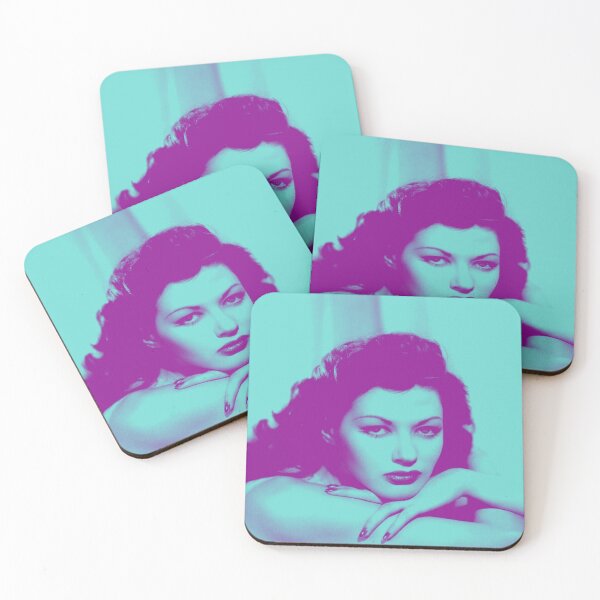 Item preview, Yvonne de Carlo in blue and purple designed and sold by carmencuarzo.