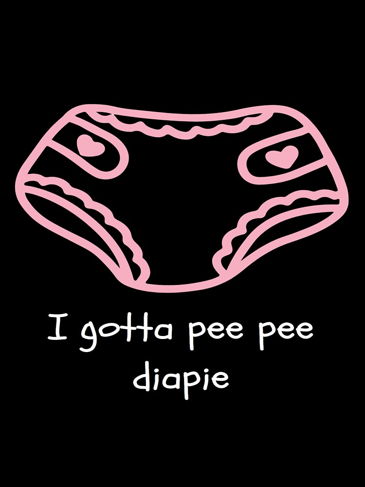 I Gotta Pee Pee Diapie Pink Diaper Kids T Shirt For Sale By