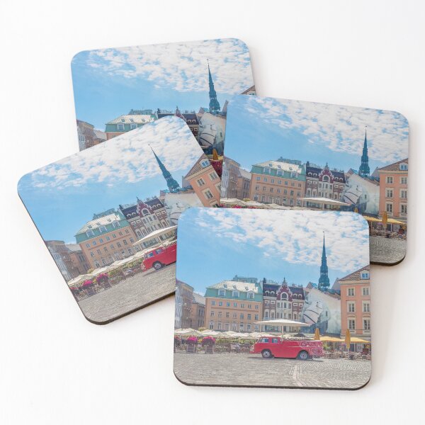 Item preview, Old Town City Center European Plaza, Cobblestone Streets, Cafes designed and sold by SafariByMarisa.