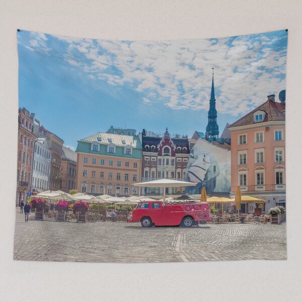 Item preview, Old Town City Center European Plaza, Cobblestone Streets, Cafes designed and sold by SafariByMarisa.