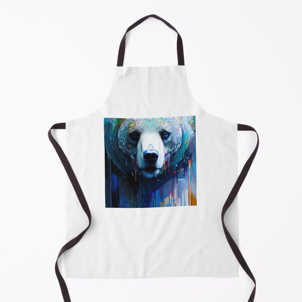 Item preview, Abstract bear portrait designed and sold by WildMountainArt.