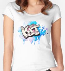 Personalised Women's Fitted Scoop T-Shirt