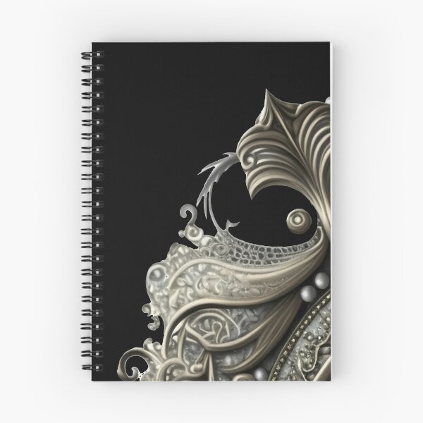 Artikelvorschau, Steampunk-Augen-T-Shirt - silbernes filigranes Steampunk-Augen-Design entworfen und verkauft von VicAndSteam.